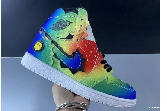 OG AIR JORDAN BALVIN’S MULTI-COLOR "J 1 J BALVIN" DC1786-125 DC1786-125 HIGH 0526